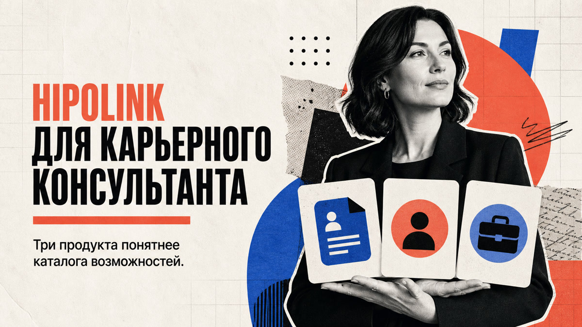 Карьерная консультантка показывает три понятных продукта вместо каталога возможностей