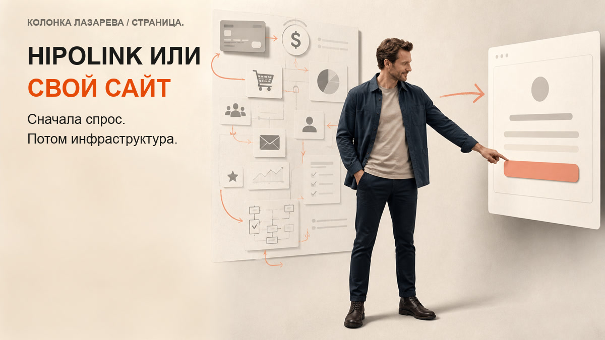 Специалист выбирает одну простую страницу вместо преждевременной инфраструктуры