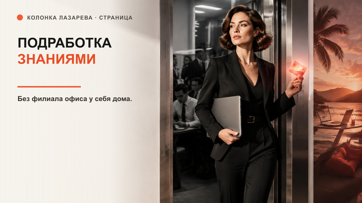 Обложка статьи «Как подрабатывать знаниями и не открыть филиал офиса у себя дома»