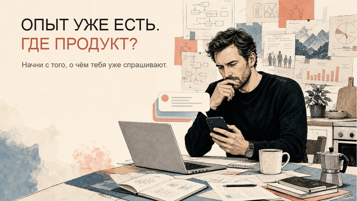 Топ-менеджер замечает повторяющиеся просьбы о совете и превращает опыт в продукт