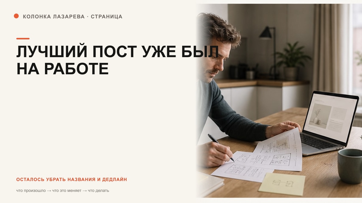 Специалист достаёт сильную историю из обычной рабочей переписки