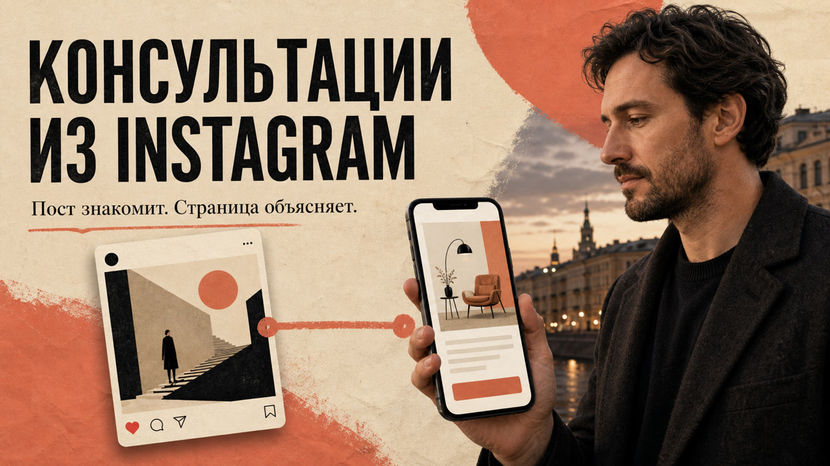 Автор связывает полезную публикацию в Instagram с понятной консультацией