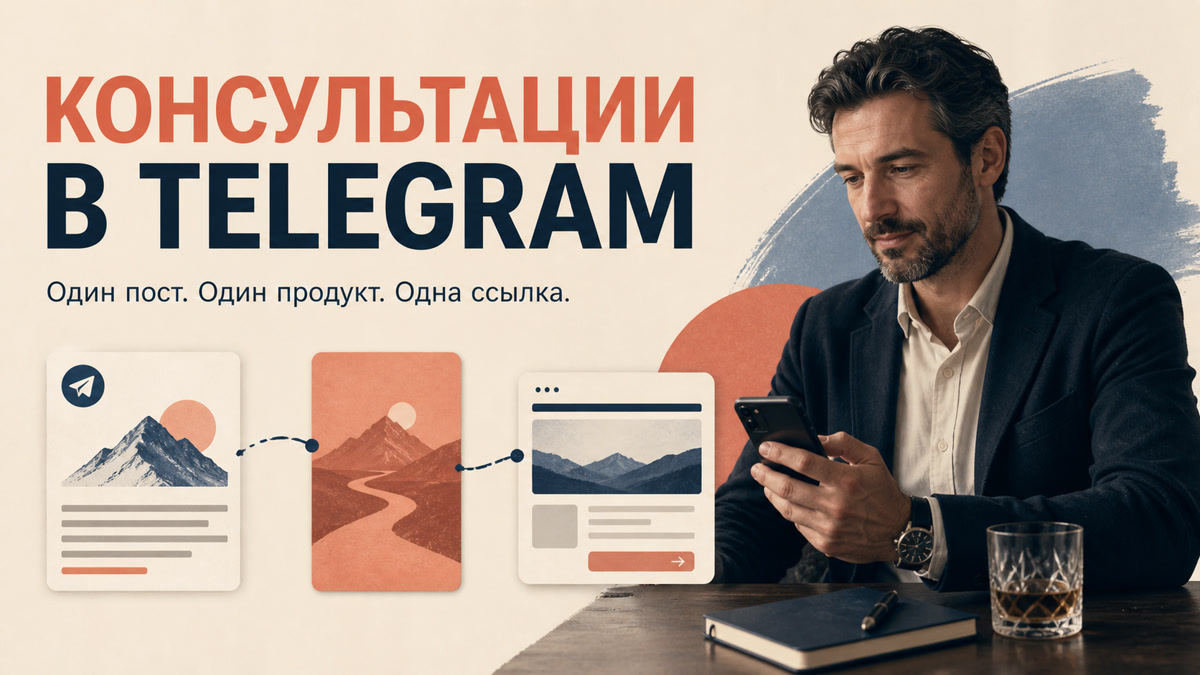 Автор связывает Telegram-пост с консультацией по похожей задаче