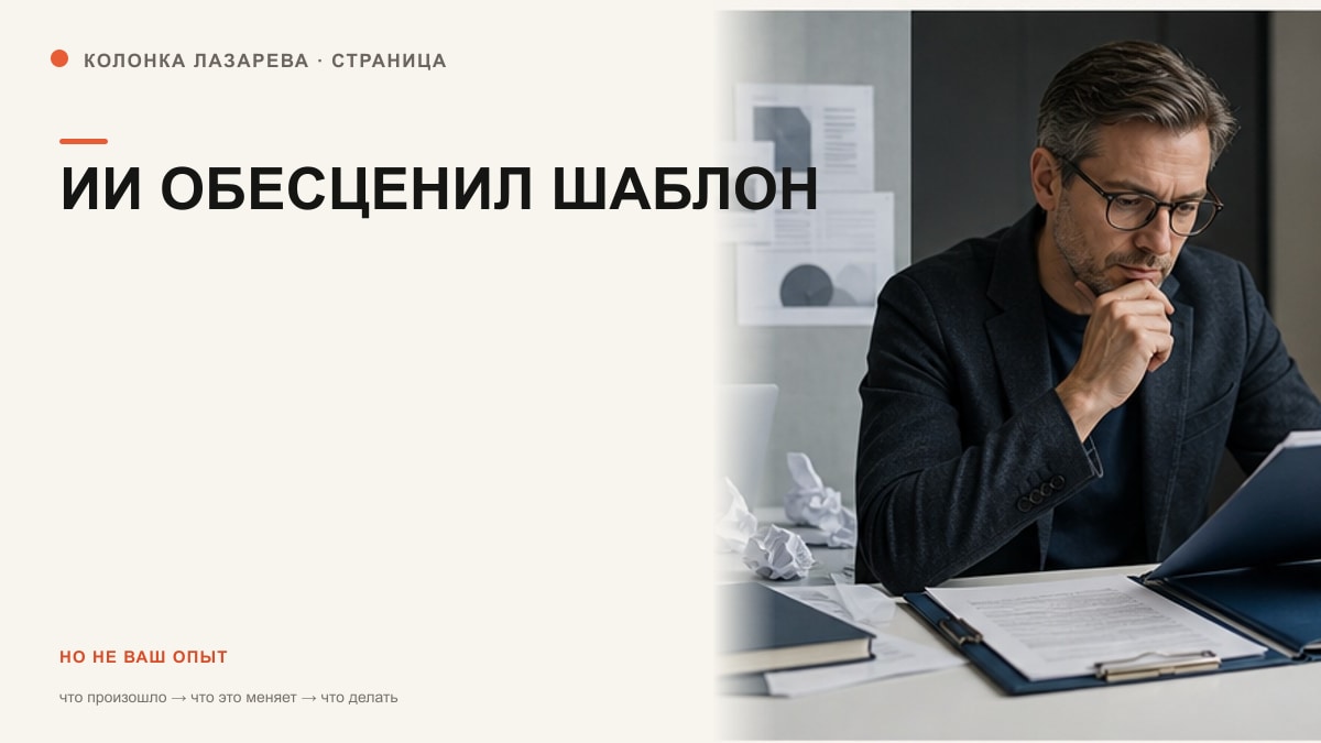 Специалист проверяет шаблонный ответ искусственного интеллекта на реальной рабочей задаче