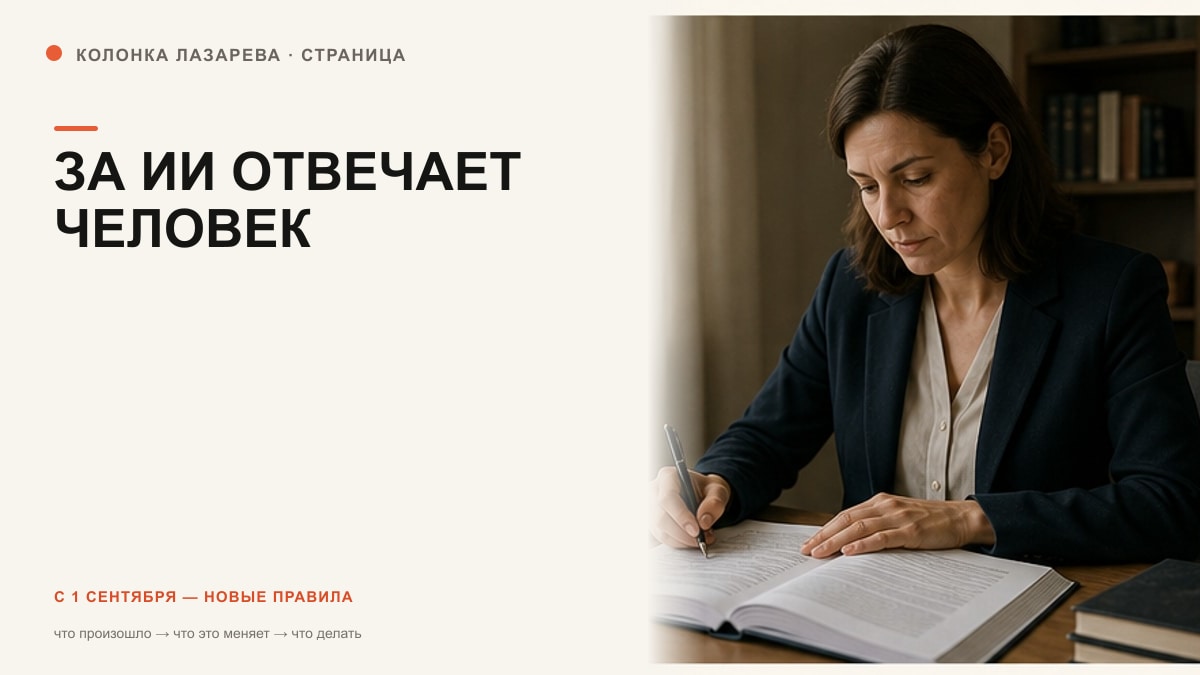 Эксперт проверяет созданный искусственным интеллектом материал перед публикацией